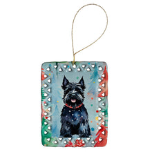 Load image into Gallery viewer, Scottish Terrier Christmas Porcelain Ornament