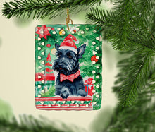 Load image into Gallery viewer, Scottish Terrier Christmas Porcelain Ornament