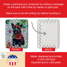 Load image into Gallery viewer, Scottish Terrier Christmas Porcelain Ornament