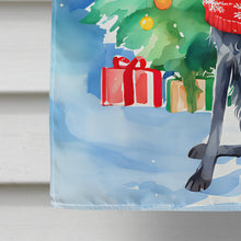 Load image into Gallery viewer, Scottish Deerhound Christmas House Flag