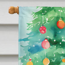 Load image into Gallery viewer, Scottish Deerhound Christmas House Flag