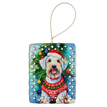 Load image into Gallery viewer, Sealyham Terrier Christmas Porcelain Ornament