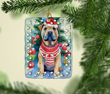 Load image into Gallery viewer, Shar Pei Christmas Porcelain Ornament
