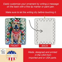 Load image into Gallery viewer, Shar Pei Christmas Porcelain Ornament