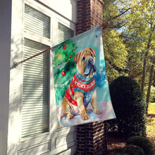 Load image into Gallery viewer, Shar Pei Christmas House Flag