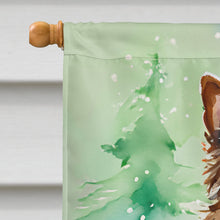 Load image into Gallery viewer, Sheltie Christmas House Flag