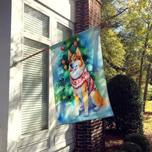 Load image into Gallery viewer, Siberian Husky Christmas House Flag