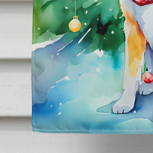 Load image into Gallery viewer, Siberian Husky Christmas House Flag