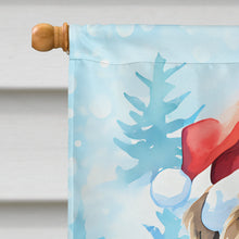 Load image into Gallery viewer, Wheaten Terrier Christmas House Flag