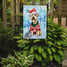 Load image into Gallery viewer, Wheaten Terrier Christmas Garden Flag – Cozy Dog Holiday Decor with Tree &amp; Presents