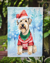 Load image into Gallery viewer, Wheaten Terrier Christmas Garden Flag – Cozy Dog Holiday Decor with Tree &amp; Presents