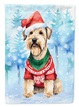 Load image into Gallery viewer, Wheaten Terrier Christmas Garden Flag – Cozy Dog Holiday Decor with Tree &amp; Presents