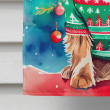 Load image into Gallery viewer, Sussex Spaniel Christmas House Flag