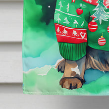 Load image into Gallery viewer, Sussex Spaniel Christmas House Flag