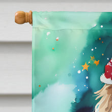 Load image into Gallery viewer, Tibetan Mastiff Christmas House Flag