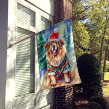 Load image into Gallery viewer, Tibetan Mastiff Christmas House Flag