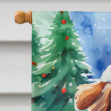 Load image into Gallery viewer, Tibetan Mastiff Christmas House Flag