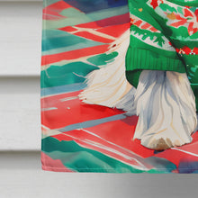 Load image into Gallery viewer, Tibetan Terrier Christmas House Flag