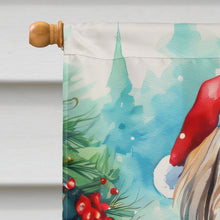 Load image into Gallery viewer, Tibetan Terrier Christmas House Flag