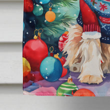 Load image into Gallery viewer, Tibetan Terrier Christmas House Flag
