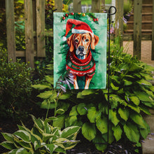 Load image into Gallery viewer, Vizsla Christmas Garden Flag – Cozy Dog Holiday Decor with Tree &amp; Presents