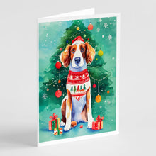 Load image into Gallery viewer, Welsh Springer Spaniel Christmas Greeting Cards - Blank Note Cards – 8-Pack of Artist-Designed Cards with Envelopes