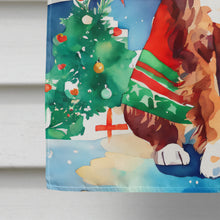 Load image into Gallery viewer, Welsh Springer Spaniel Christmas House Flag
