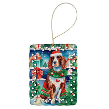 Load image into Gallery viewer, Welsh Springer Spaniel Christmas Porcelain Ornament