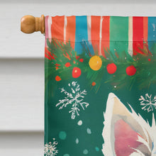 Load image into Gallery viewer, Westie Christmas House Flag