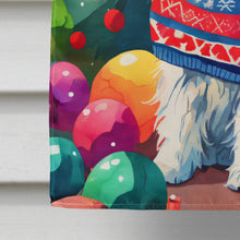Load image into Gallery viewer, Westie Christmas House Flag