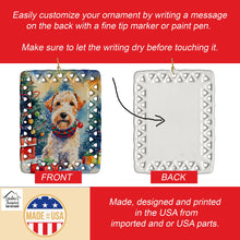 Load image into Gallery viewer, Wire Fox Terrier Christmas Porcelain Ornament
