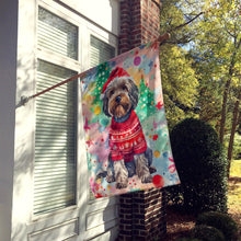 Load image into Gallery viewer, Wirehaired Pointing Griffon Christmas House Flag