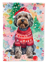 Load image into Gallery viewer, Wirehaired Pointing Griffon Christmas House Flag