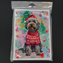 Load image into Gallery viewer, Wirehaired Pointing Griffon Christmas Greeting Cards - Blank Note Cards – 8-Pack of Artist-Designed Cards with Envelopes