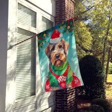 Load image into Gallery viewer, Wirehaired Pointing Griffon Christmas House Flag
