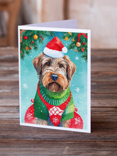 Load image into Gallery viewer, Wirehaired Pointing Griffon Christmas Greeting Cards - Blank Note Cards – 8-Pack of Artist-Designed Cards with Envelopes