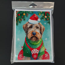 Load image into Gallery viewer, Wirehaired Pointing Griffon Christmas Greeting Cards - Blank Note Cards – 8-Pack of Artist-Designed Cards with Envelopes