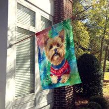 Load image into Gallery viewer, Yorkshire Terrier Yorkie Christmas House Flag