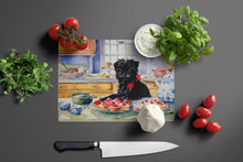 Load image into Gallery viewer, Affenpinscher Christmas Cookies Glass Cutting Boards – Durable, Decorative Kitchen Art