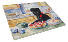 Load image into Gallery viewer, Affenpinscher Christmas Cookies Glass Cutting Boards – Durable, Decorative Kitchen Art