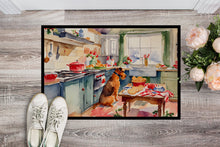 Load image into Gallery viewer, Airedale Terrier Christmas Cookies Doormat-24x36 Indoor / Outdoor Rug | Made in USA