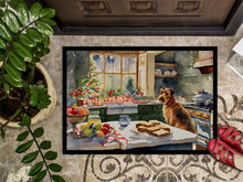 Load image into Gallery viewer, Airedale Terrier Christmas Cookies Doormat-24x36 Indoor / Outdoor Rug | Made in USA