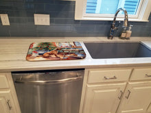 Load image into Gallery viewer, Airedale Terrier Christmas Cookies Dish Drying Mat