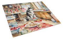 Load image into Gallery viewer, Alaskan Malamute Christmas Cookies Glass Cutting Boards – Durable, Decorative Kitchen Art