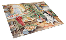 Load image into Gallery viewer, Alaskan Malamute Christmas Cookies Glass Cutting Boards – Durable, Decorative Kitchen Art