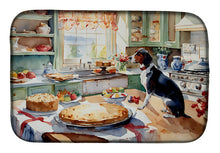 Load image into Gallery viewer, American English Coonhound Christmas Cookies Dish Drying Mat