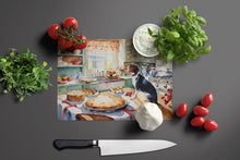 Load image into Gallery viewer, American English Coonhound Christmas Cookies Glass Cutting Boards – Durable, Decorative Kitchen Art