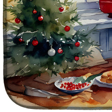 Load image into Gallery viewer, American Eskimo Christmas Cookies Dish Drying Mat