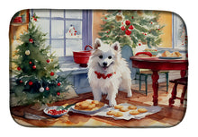 Load image into Gallery viewer, American Eskimo Christmas Cookies Dish Drying Mat