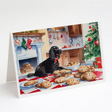 Load image into Gallery viewer, American Water Spaniel Christmas Cookies Greeting Cards - Blank Note Cards – 8-Pack of Artist-Designed Cards with Envelopes